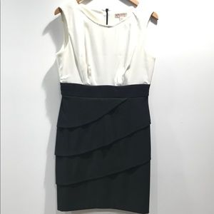 Dress Barn Black & White Cocktail Dress. Size 10P